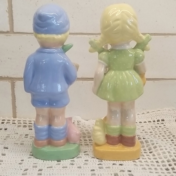 Vtg Dutch Chldren Figurines Set - Picture 2 of 10
